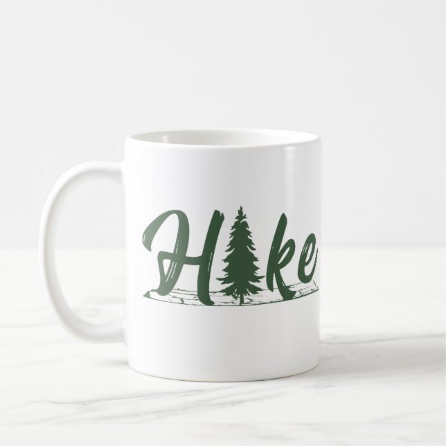 Caneca De Café Presentes para caminhantes de pinheiros (Esquerda)
