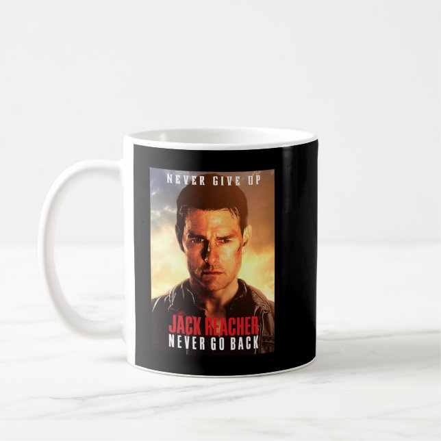 Caneca De Café Presentes Para Homens Jack Reacher Video Movie Tv  (Esquerda)