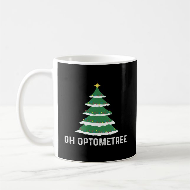 Caneca De Café Presentes Para Optometria Optometrista Oh Optometr (Esquerda)
