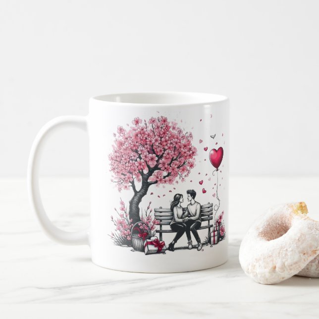 Caneca De Café Presentes para Padrinhos (Com Donut)