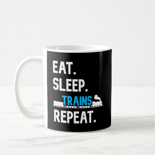 Caneca De Café Presentes Para Presentes De Comboios Locomotivos P (Esquerda)