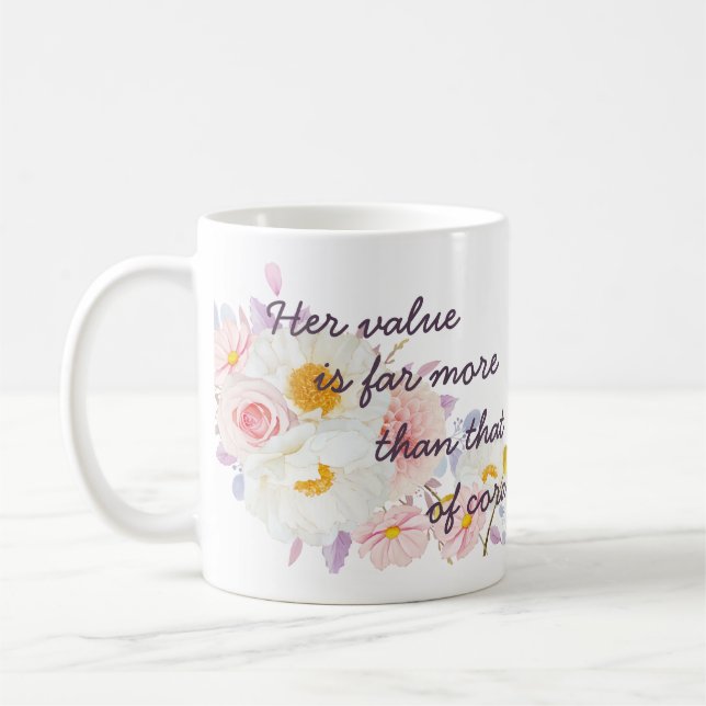 Caneca De Café Presentes personalizados das irmãs JW - Provérbios (Esquerda)