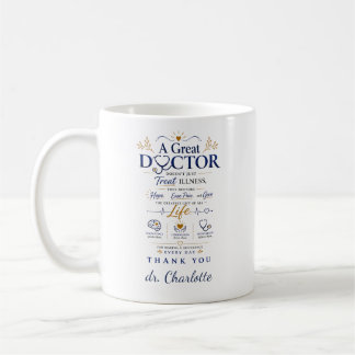 Caneca De Café Presentes Personalizados de Agradecimento ao Médic