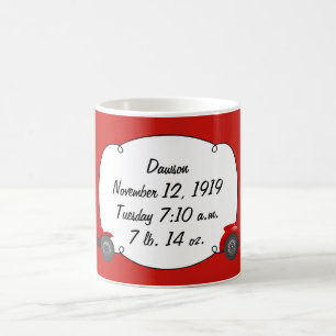 Caneca De Café Presentes Personalizados de Estatísticas Clássicas
