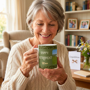 Caneca De Café Presentes Personalizados de Feliz Aposentadoria pa