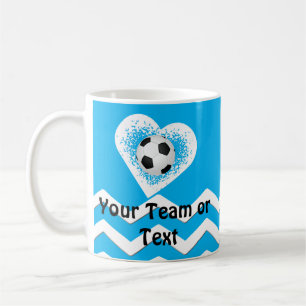 Caneca De Café Presentes personalizados do futebol para jogadores