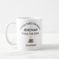 Presentes personalizados JW Jehovah alimenta alma