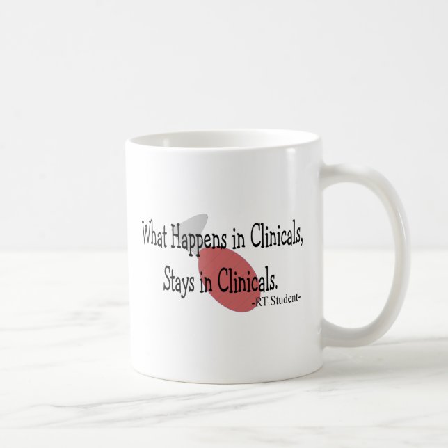 Caneca De Café Presentes respiratórios do estudante da terapia (Direita)