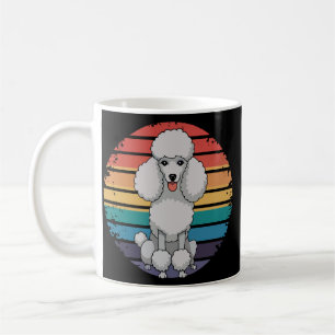 Caneca De Café Presentes Retro de Cão Amante de Poodle para Homen