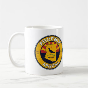 Caneca De Café Presentes retrô de Phoenix, Arizona