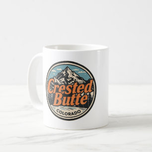 Caneca De Café presentes vintage crested butte colorado montanha