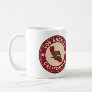 Caneca De Café Presentes vintage Los Angeles, Califórnia