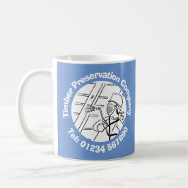 Caneca De Café Preservação da madeira para personalizar.