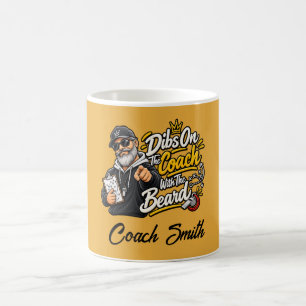Caneca De Café Preserve o Treinador Barbudo Com Este Desenho Dive