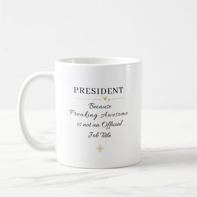 Caneca De Café President Office Quote (Esquerda)