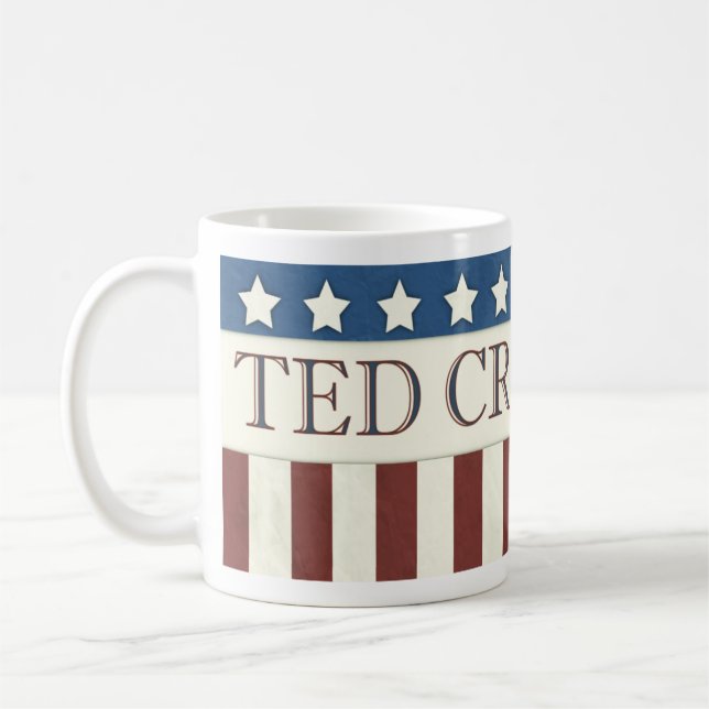 Caneca De Café Presidente 2016 bandeira dos Estados Unidos de Ted (Esquerda)