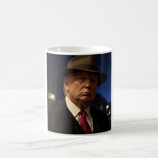 Caneca De Café Presidente Americano Donald Trump Padrinho (Centro)