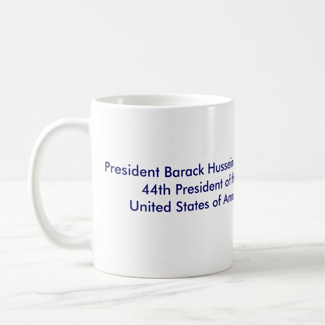 Caneca De Café Presidente Barack Obama2, presidente Barack Husse… (Esquerda)