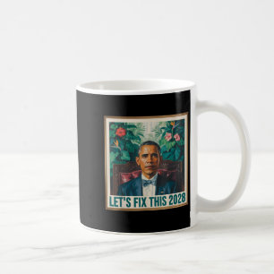 Caneca De Café Presidente Barack Obama 2028 Rtrait Patriótico Dem