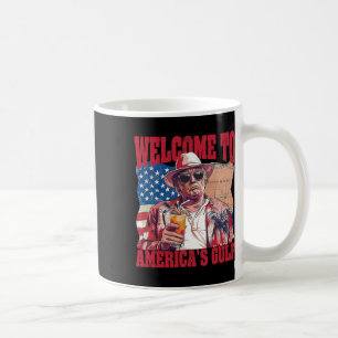 Caneca De Café Presidente Bem-vindo ao Golfo da América, México