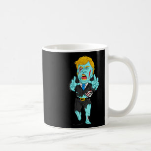 Caneca De Café Presidente Bonito Zumbi Trump Presente Divertido d