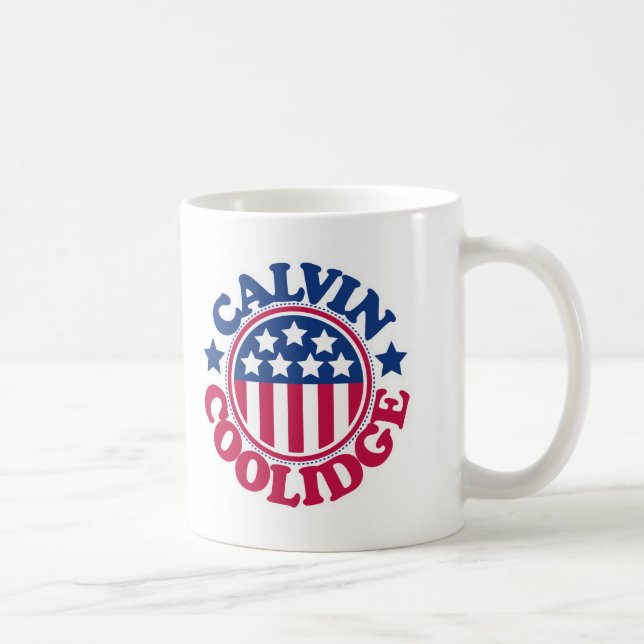 Caneca De Café Presidente Calvin Coolidge dos E.U. (Direita)