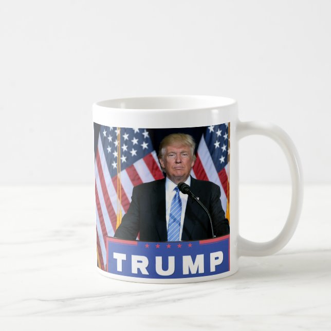 Caneca De Café Presidente Donald Trump (Direita)