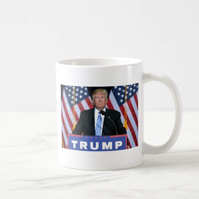 Caneca De Café Presidente Donald Trump (Direita)