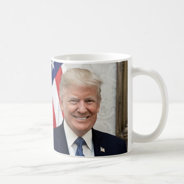 Caneca De Café Presidente Donald Trump & moedas de um centavo de (Direita)