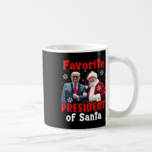Caneca De Café Presidente Favorito de Papais noeis Trump Orgulhos