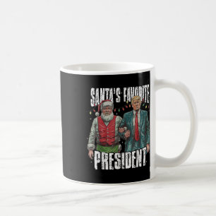 Caneca De Café Presidente Favorito dos Papais noeis de Trump