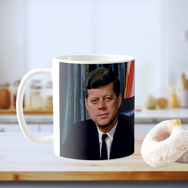 Caneca De Café Presidente John F. Kennedy (President John F. Kennedy Coffee Mug)