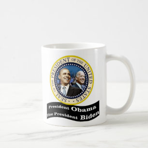 Caneca De Café Presidente Obama vice-presidente Biden