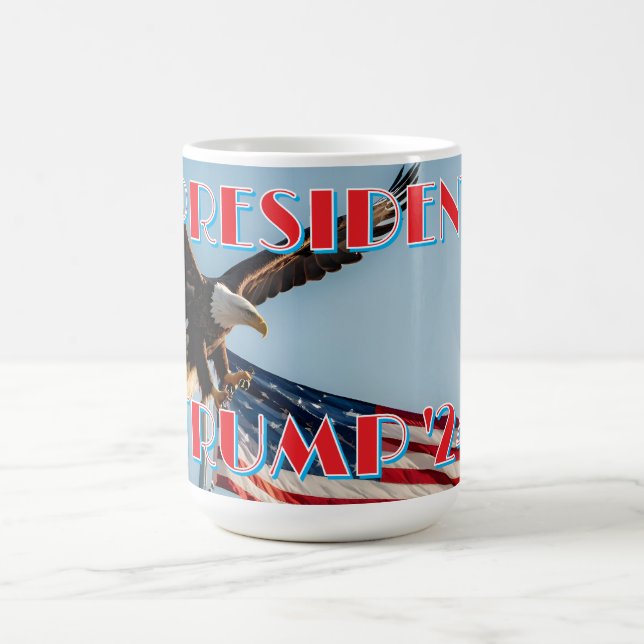 CANECA DE CAFÉ PRESIDENTE TRUMP 2024 (Centro)