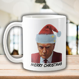 Caneca De Café Presidente Trump 2024 Caça de Mug Feliz Natal