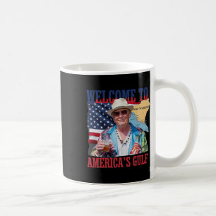 Caneca De Café Presidente Trump Bem-vindo ao Golfo da América Méx