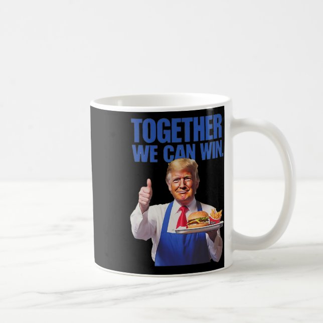 Caneca De Café Presidente Trump Faz Batatas Fritas  (Direita)