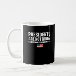 Caneca De Café Presidentes Não São Reis Bandeira dos EUA Sem Reis