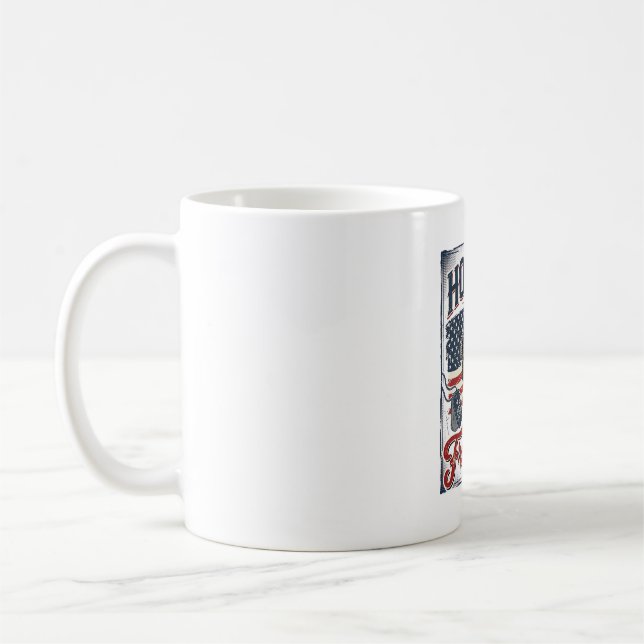 Caneca De Café Preso à Liberdade Pesca em 4 de Julho (Esquerda)
