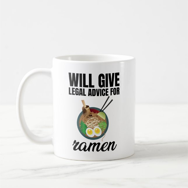 Caneca De Café Prestará Aconselhamento Jurídico Aos Ramen (Esquerda)