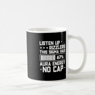 Caneca De Café Prestem Atenção Rizzlers Este Sigma Tem 67 Energia