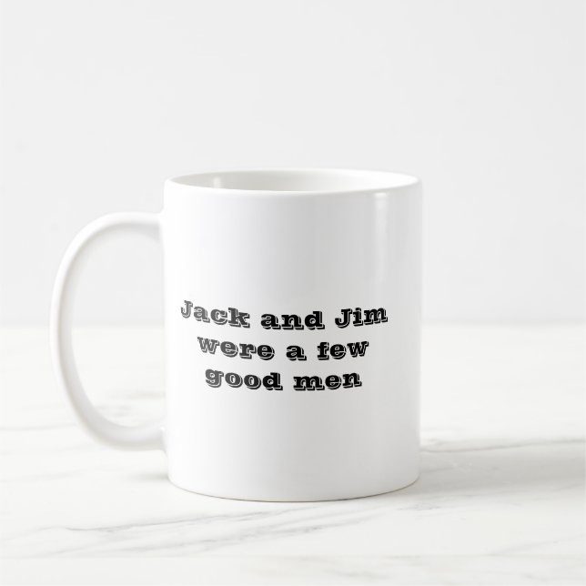 Caneca de café preta e branca para apreciador de B (Esquerda)