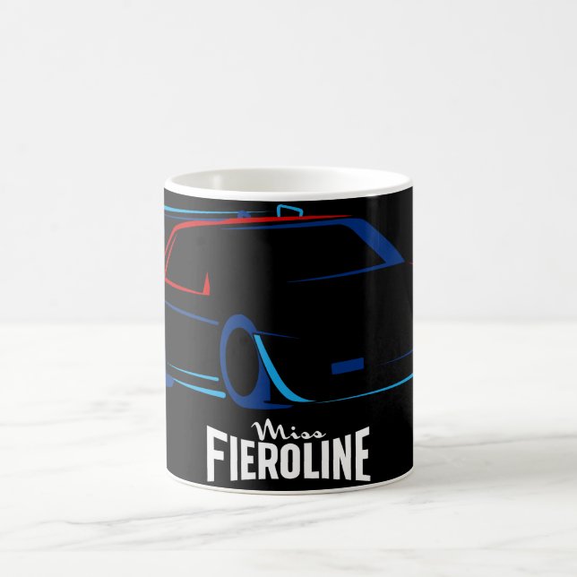 Caneca De Café Preta Senhorita Fieroline (Centro)