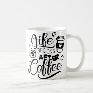 Caneca De Café Preto-Cinto