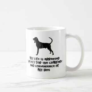 Caneca De Café Preto & Coonhound de Tan