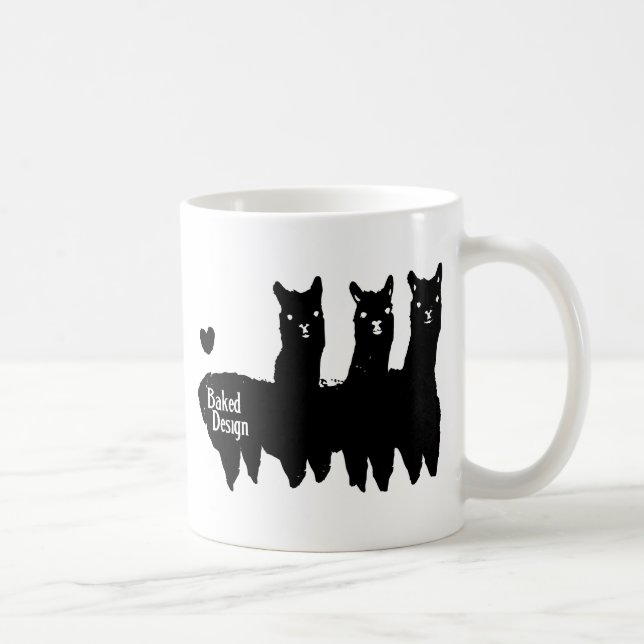 CANECA DE CAFÉ PRETO DA ALPACA (Direita)