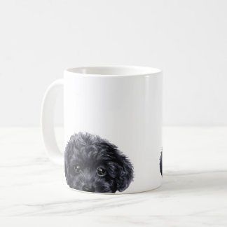 Caneca De Café Preto da caniche de brinquedo