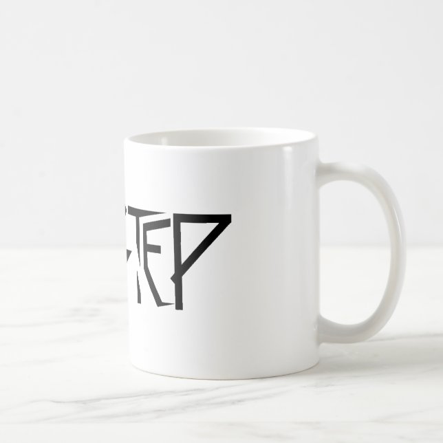 Caneca De Café Preto de Dupstep (Direita)