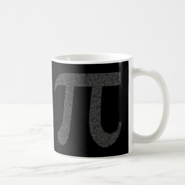 Caneca De Café Preto do copo do "Pi"/caneca (Direita)