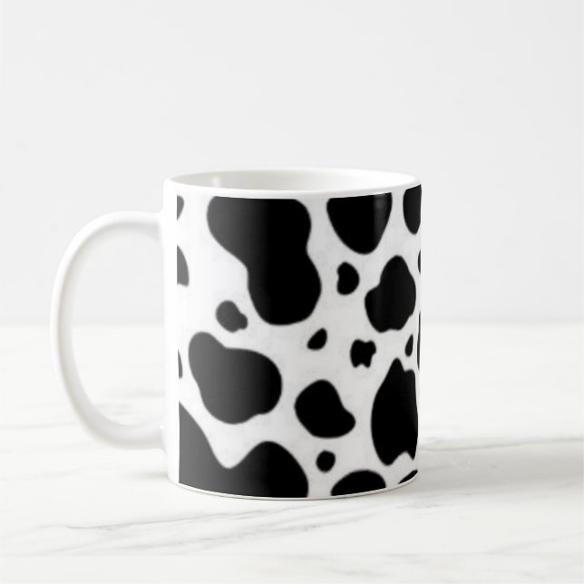 Caneca De Café Preto e branco (Esquerda)